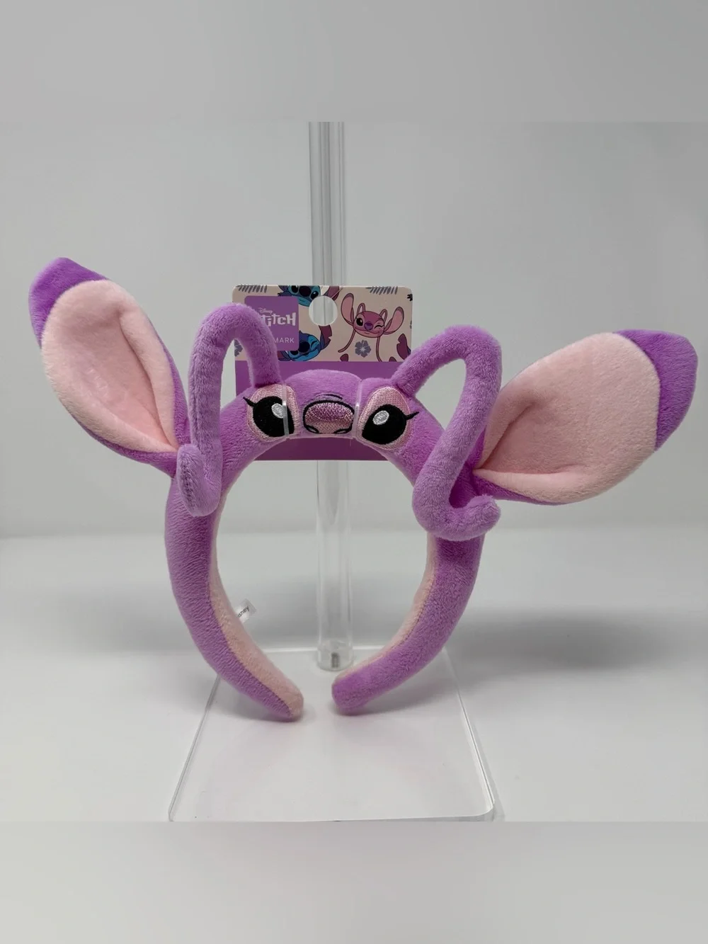Disney Lilo & Stitch Angel Plush Purple Ear Headband NWT